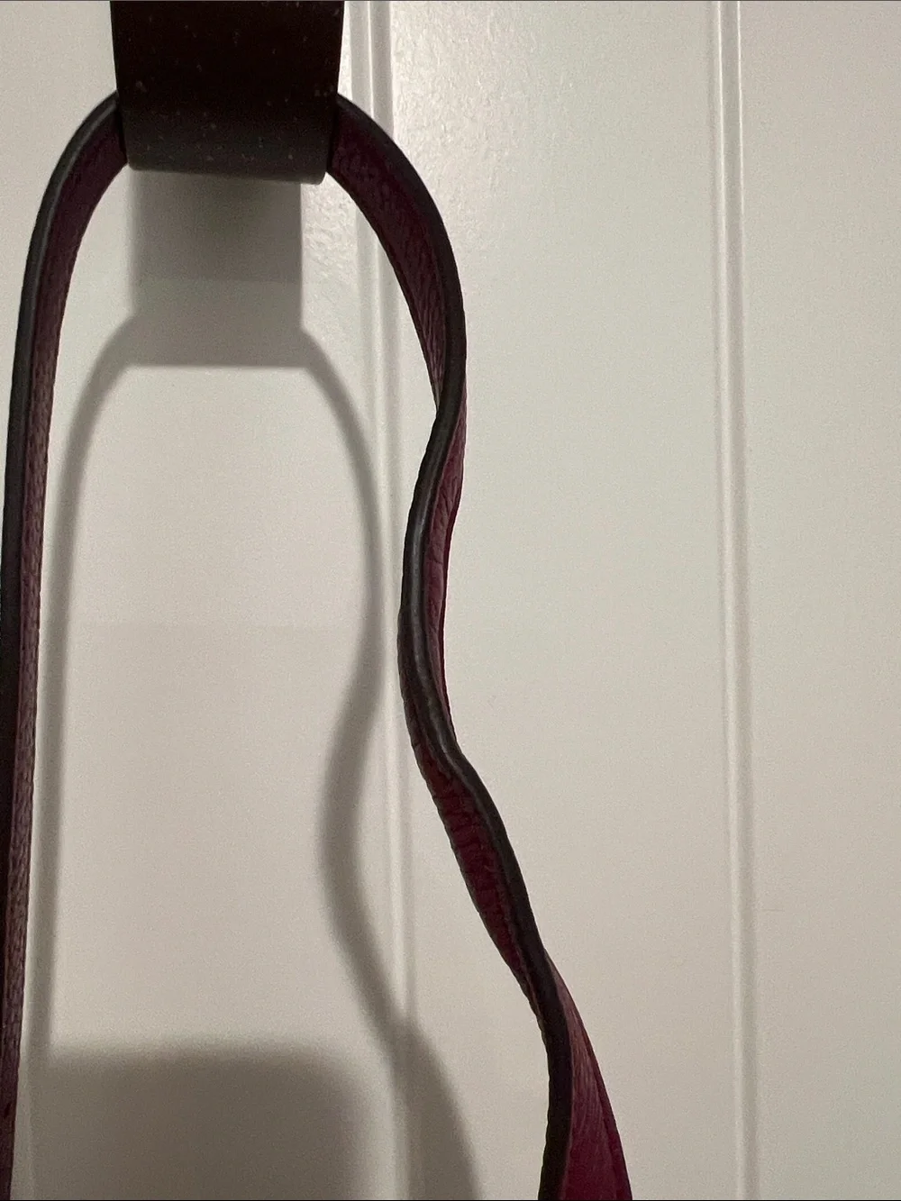 kate spade Wine Pebbled Leather Crossbody Bag with Tassel - Picture 4 of 11